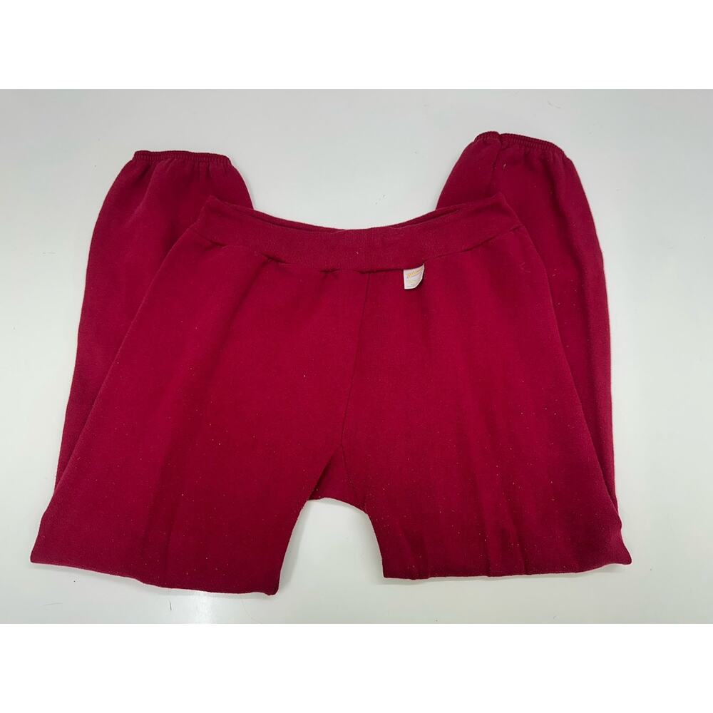Sportswear Mens Sweatpants Size Large 38-40 Red Drawstring USA Made Vintage